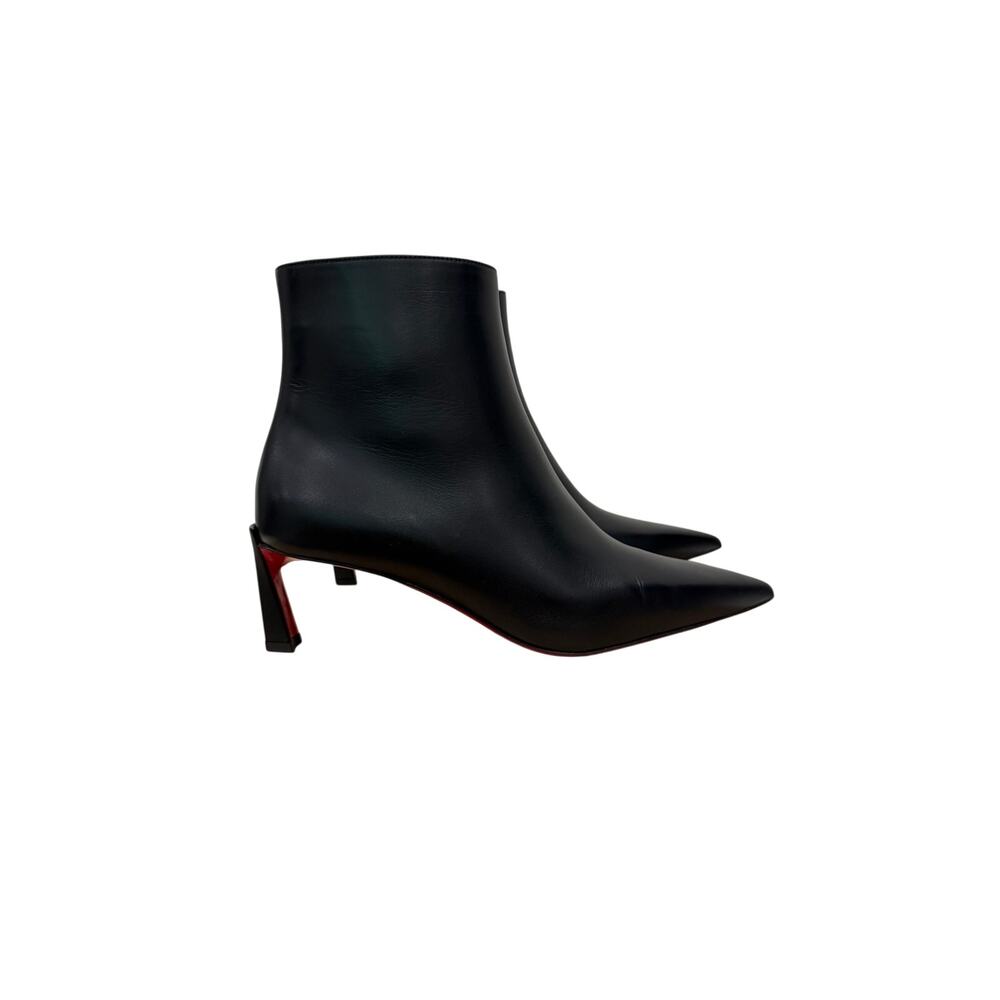 Christian Louboutin Condora Booty Black Calf Leather 55mm | New in Box size 37
